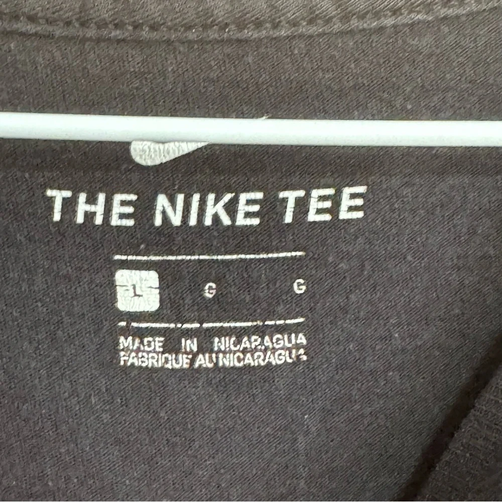 Nike Air Black and Blue Long Sleeve Tee Large